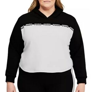 Puma Plus Size Amplified Cropped Hoodie